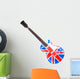 Britain Flag Union-jack Guitar Wall Decal