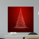 Vector Illustration of a Stylized Christmas Tree 