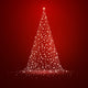 Vector Illustration of a Stylized Christmas Tree 