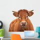 Portrait of a Cow Wall Decal