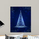 Vector Illustration of a Stylized Christmas Tree 