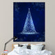 Vector Illustration of a Stylized Christmas Tree 