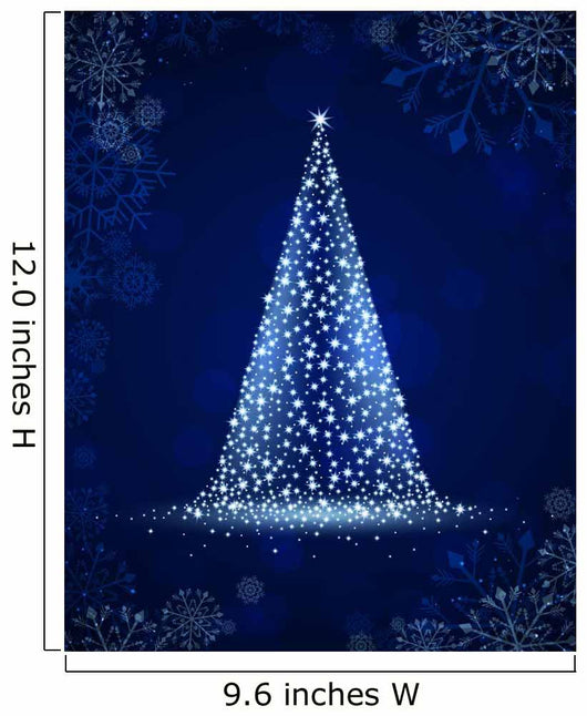 Vector Illustration of a Stylized Christmas Tree 