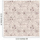 Seamless Floral Pattern Wall Decal Design 10
