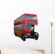 Red Double Decker Bus Wall Decal