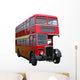Red Double Decker Bus Wall Decal