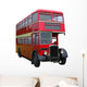Red Double Decker Bus Wall Decal