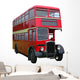 Red Double Decker Bus Wall Decal