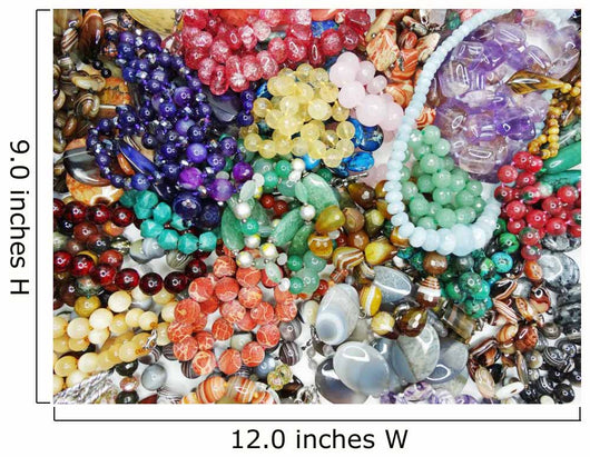 semigem crystals beads jewellery 