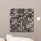 Abstract Pattern Grey and Wall Decal