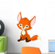 Cute Baby Fox Wall Decal