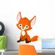 Cute Baby Fox Wall Decal
