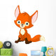 Cute Baby Fox Wall Decal