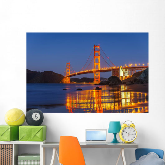 Golden Gate Bridge Wall Mural