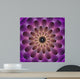Puffed Colorful Star Flower Wall Mural
