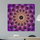 Puffed Colorful Star Flower Wall Mural