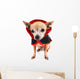 Cute Chihuahua Costume Wall Decal