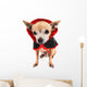 Cute Chihuahua Costume Wall Decal