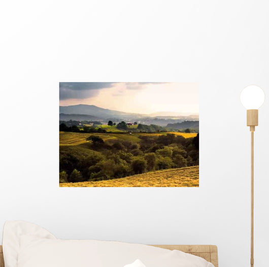 Pays Basque Countryside Pyrenees Wall Decal Design 2