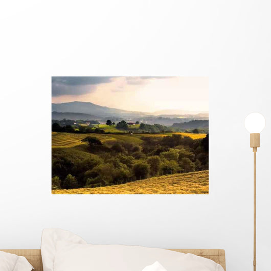 Pays Basque Countryside Pyrenees Wall Decal Design 2