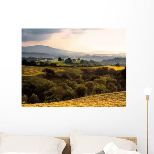 Pays Basque Countryside Pyrenees Wall Decal Design 2