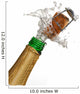 Up Champagne Cork Popping Wall Decal