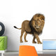 Side View of a Lion Walking Wall Decal