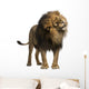 Growling Photo-Realistic Lion Wall Decal