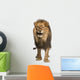 Front View of a Lion Roaring Wall Decal