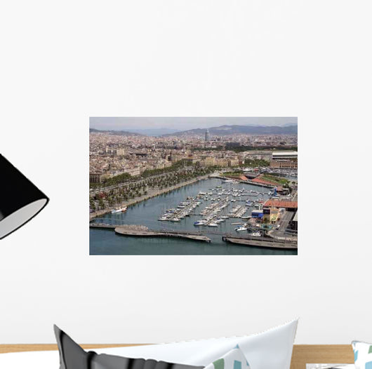 Barcelona Hafen Wall Decal Design 3