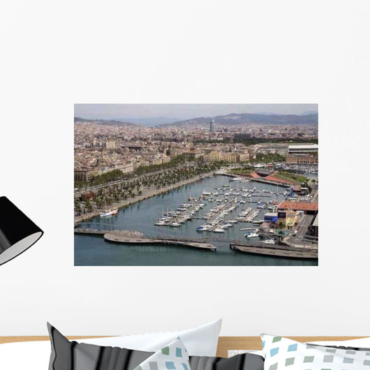 Barcelona Hafen Wall Decal Design 3
