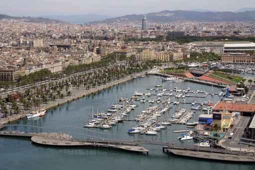 Barcelona Hafen Wall Decal Design 3