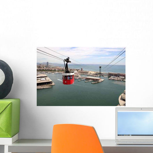 Barcelona Hafen Wall Decal Design 2