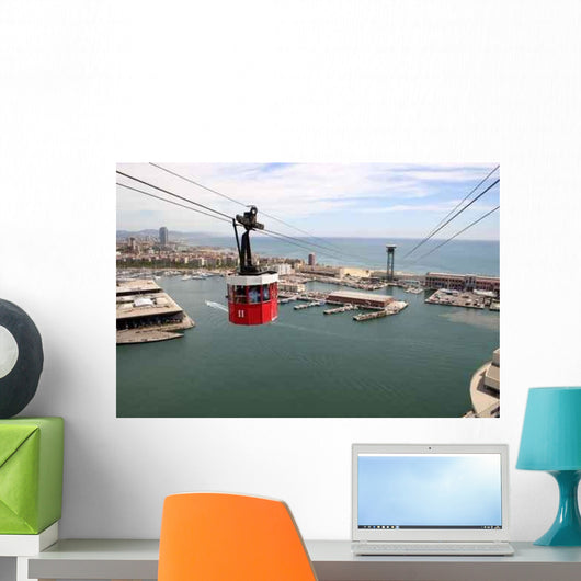 Barcelona Hafen Wall Decal Design 2