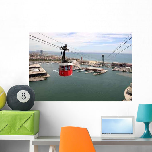 Barcelona Hafen Wall Decal Design 2