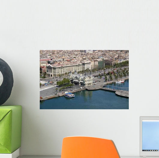 Barcelona Hafen Wall Decal Design 1