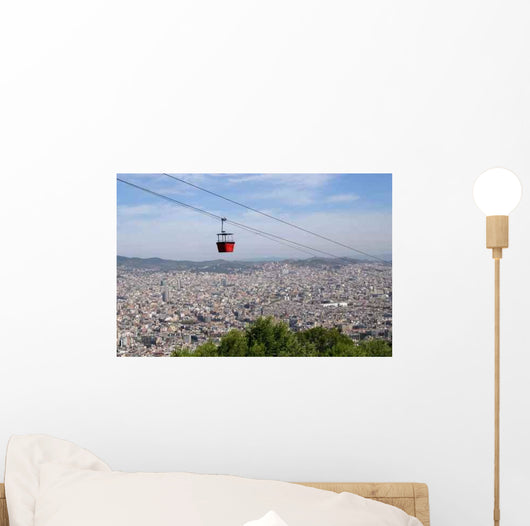 Barcelona Stadtansicht Skyline Wall Decal