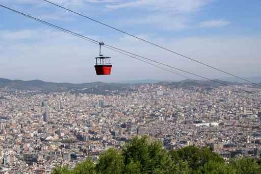 Barcelona Stadtansicht Skyline Wall Decal