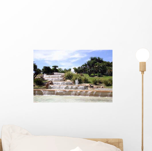 Barcelona Wasserfall Kaskade Wall Decal