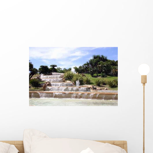 Barcelona Wasserfall Kaskade Wall Decal