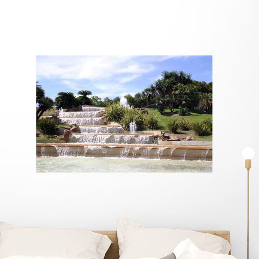 Barcelona Wasserfall Kaskade Wall Decal