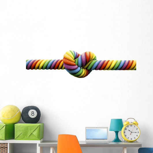 Tie The Knot Gay Marriage Wall Decal