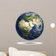 Planet Earth white isolated 