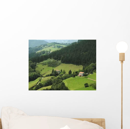 Pays Basque Countryside Pyrenees Wall Decal Design 1