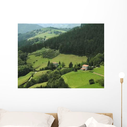 Pays Basque Countryside Pyrenees Wall Decal Design 1