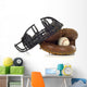 Baseball Catcher's Gear Wall Mural