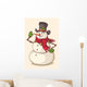 Christmas snowman Wall Decal