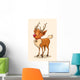 Christmas Rudolf reindeer Wall Decal