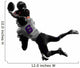 two american football players tackle silhouette Wall Decal