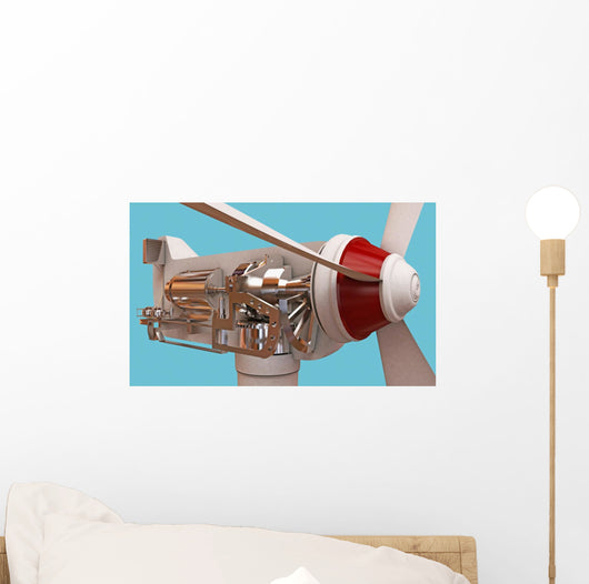 wind turbine section Wall Mural